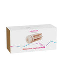 Lovense Vagina Sleeve for Solace Pro Tan packaging showcasing realistic design and quality craftsmanship.