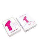 Lovense Ambi App Controlled Bullet Vibrator Pink in packaging with charging dock