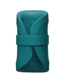 Lovense Gush 2 Motion Handsfree Masturbator Teal with textured design for enhanced pleasure.