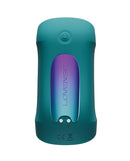 Lovense Gush 2 Motion Handsfree Masturbator Teal, featuring vibrant colors and innovative design for strong vibrations.