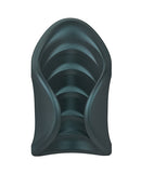 Manwan Starter Travel Vibrating Masturbator Pine Grey - ergonomic design for optimal stimulation and comfort.