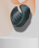 Manwan Starter Travel Vibrating Masturbator Pine Grey displayed against a modern background.