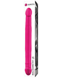 Dorcel Real Double Do 16.5 Inch Double Dong Pink in packaging, designed for shared pleasure and solo play.
