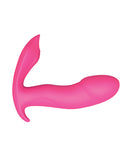 Dorcel Secret Clit Dual Stim Heating Vibrator Pink featured in vibrant pink design for enhanced pleasure.