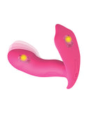 Dorcel Secret Clit Dual Stim Heating Vibrator Pink showcasing its design and features for enhanced pleasure.