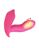 Dorcel Secret Clit Dual Stim Heating Vibrator Pink with dual motors and heating feature for enhanced pleasure.