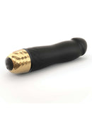 Dorcel Mini Must Vibrator Black and Gold, compact soft-touch massager for intense vibrations in sleek design.