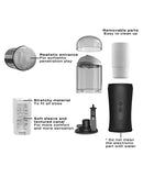 Features of Dorcel Thrust Blow Automatic Masturbator Black including realistic entrance and removable parts.