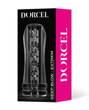 Dorcel Deep Blow Extreme Masturbator Sleeve Clear packaging showcasing the transparent sleeve design.