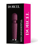 Dorcel Mini Wanderful Wand Massager Plum in packaging, a compact and powerful clitoral stimulator.