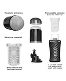 Dorcel Thrust Blow Pro Thrusting Rotating Masturbator features realistic entrance and removable sleeves for easy cleanup.