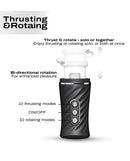 Dorcel Thrust Blow Pro Thrusting Rotating Masturbator features thrusting and rotating modes for enhanced pleasure.