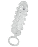 Dorcel Mr Orgasm Penis Sheath Clear flexible textured sleeve for added length and girth.