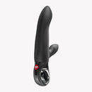 Fun Factory Bi Stronic Arc Vibrator Black showcasing dual stimulation features and sleek design.