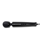 Le Wand Die Cast Plug-In Massager Black showcasing the sleek design and powerful features of this luxury massager.