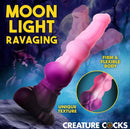 Creature Cocks Lycan Werewolf Silicone Dildo featuring unique texture and flexible body in a fantasy-inspired design.