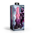 Creature Cocks Lycan Werewolf Silicone Dildo in packaging with a werewolf character backdrop.