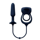 VeDo Humper Dual C-Ring with Anal Plug 5 inch Black for enhanced pleasure and powerful vibrations.