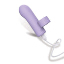 Adam & Eve Lust Loop Bullet Finger Vibe in soft silicone design, ideal for intimate pleasure with focused vibrations.