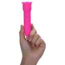 Maia Vibedrive Personal Vibrator held in hand, showcasing its playful design and usability for solo or partner enjoyment.