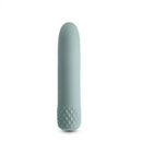 Lust-N-Dreams Mambo Mini Vibrator in green, compact design with textured base, perfect for targeted pleasure and exploration.
