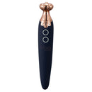 Maia Vaporator Travel Vibrator Black - compact dual-purpose vibrator with vape cartridge controller.