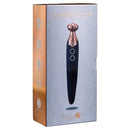 Maia Vaporator Travel Vibrator Black packaging displaying design and features for a compact dual-purpose device.