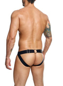MALE BASICS DNGEON CHAIN JOCKSTRAP BLACK O/S-2