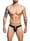 MALE BASICS DNGEON CHAIN JOCKSTRAP BLACK O/S-0