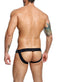 MALE BASICS DNGEON SNAP JOCKSTRAP BLACK O/S-1