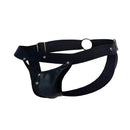 MALE BASICS DNGEON PEEKABOO JOCKSTRAP BLACK O/S-3