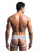 MOB FETISH JOCKSTRAP WHITE MEDIUM 3IN WAISTBAND(BULK)-2