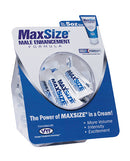 Swiss Navy Max Size Male Enhancement Cream 10 ml Bowl of 50 packaging displaying the product and its benefits.