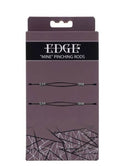 Edge MINE Pinching Rods Black packaging featuring modern design for precision sensory play.
