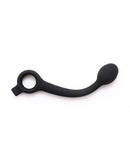 MOD Electro Stim Wand One Silicone Electrosex Probe in black silicone material with rounded bulb design.