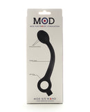 MOD Electro Stim Wand One Silicone Electrosex Probe packaging highlighting features and design.