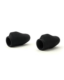 Pair of silicone electro-thimbles for MOD Electro Stim Touch Two Tickle and Tease Wand.