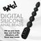 Digital Silicone Vibrating Anal Beads – 5 Beads with Digital Display