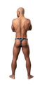 Hazy Dayz Micro Thong Mushroom S/M worn by male model, showcasing back view and superior fit.