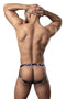 Man wearing Hazy Dayz Jock Mushroom S/M - ultra-soft microfiber jockstrap showing streamlined support and stylish design.