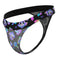 Hazy Dayz Micro Thong Mushroom L/XL - Ultra Lightweight Breathable Microfiber Thong with Vibrant Mushroom Print