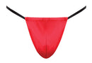 POSING STRAP SATIN LYCRA RED O/S-1