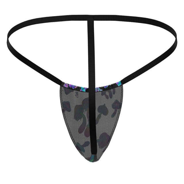 Hazy Dayz Posing Strap with Mushroom Print - Ultra Soft and Breathable Microfiber, sporty and sexy minimal coverage undertøy.