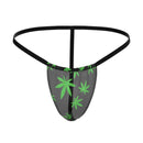 Hazy Dayz Posing Strap Potleaf - Lightweight Microfiber, Minimal Coverage, Sporty, Sexy Look