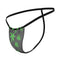 Hazy Dayz Posing Strap Potleaf - Minimal Coverage Lightweight Microfiber Posing Strap with Stylish Potleaf Print