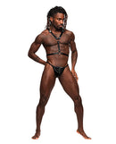 SAGITTARIUS LEATHER HARNESS BLACK O/S-1