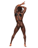 SAGITTARIUS LEATHER HARNESS BLACK O/S-3