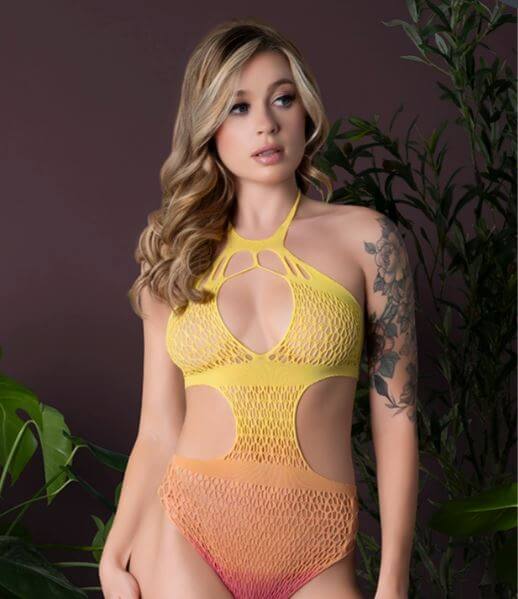 SEAMLESS BOYSHORT TEDDY OMBRE SUNSET O/S-2