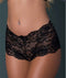 SPLIT BOY SHORT 2PK AQUA/BLACK W/ LILAC DREAM PHEROMONE S/M-4