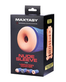 MAXTASY VIBRATION SLEEVE STANDARD NUDE REPLACEMENT-0